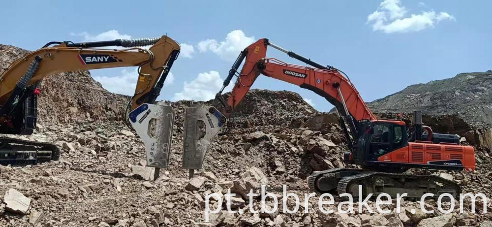 Excavator Breaker Pk Working